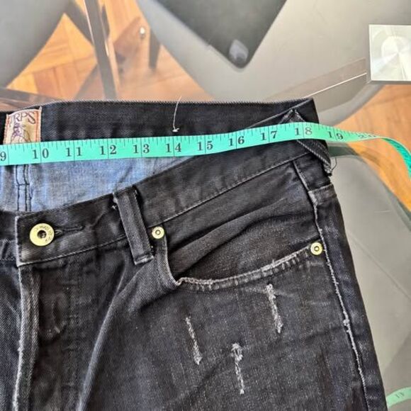 PRPS RAMBLER BLACK JEANS MEN SIZE 38 COTTON - Picture 7 of 7